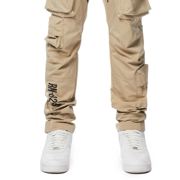 Smoke Rise Cargo Utility Nylon Pants Size Large - Picture 15 of 15